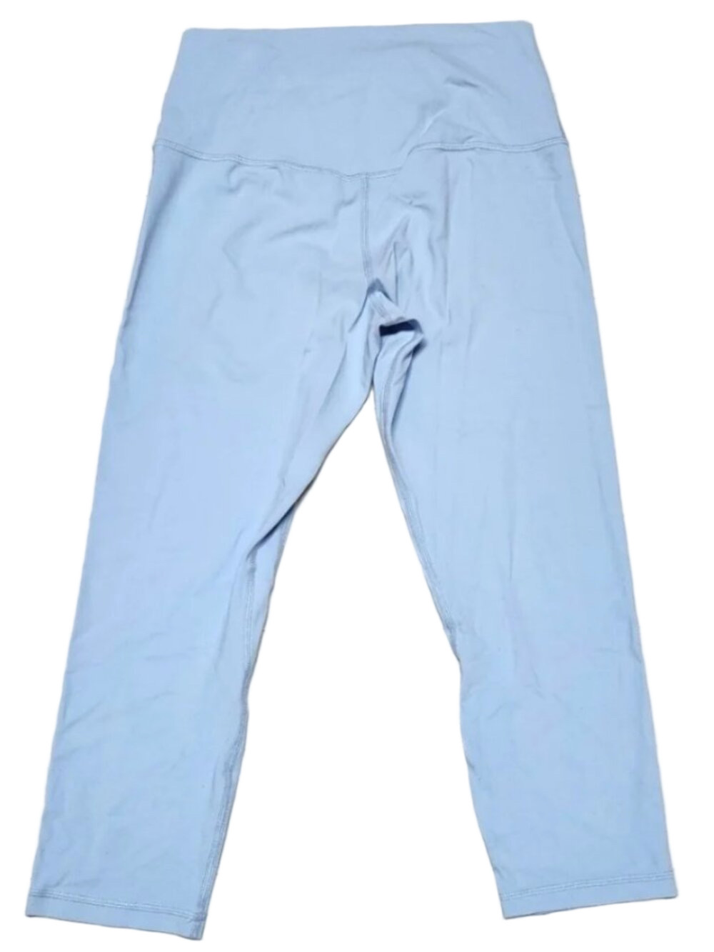 Glowmode Feather Fit Low Impact Baby Blue Capri Leggings NWT - Picture 4 of 10